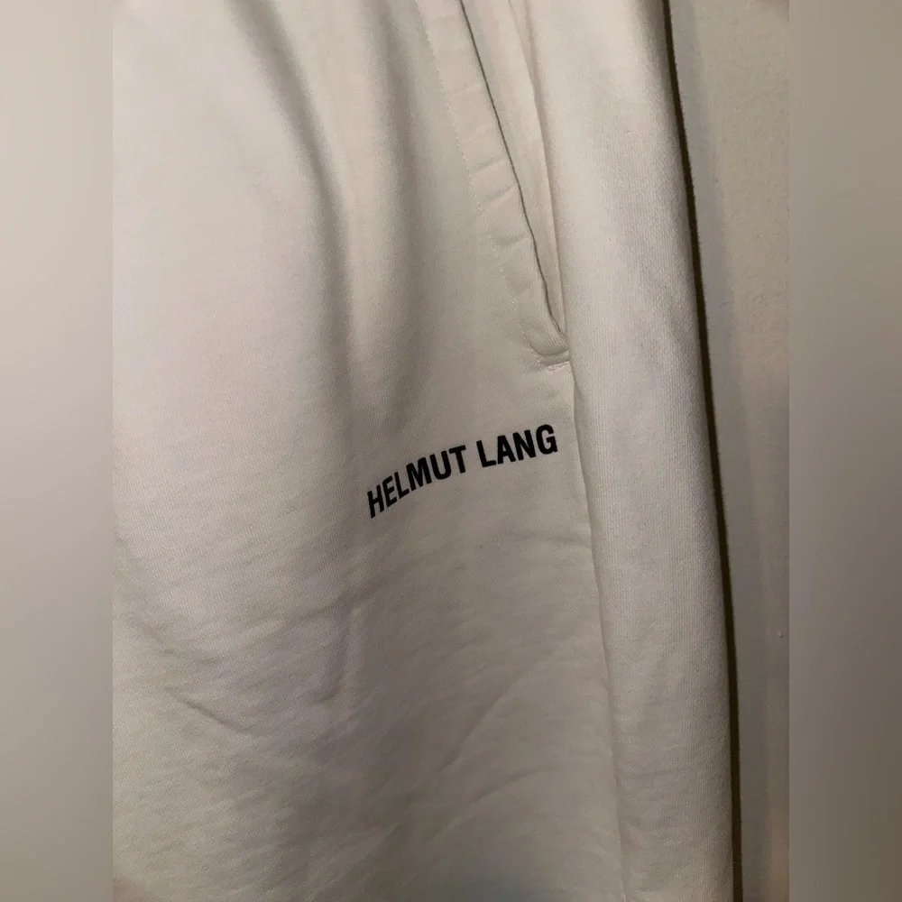 Helmut Lang White logo-print track pants for Men Size Medium - Picture 8 of 10